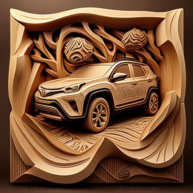 3D мадэль Toyota RAV4 (STL)